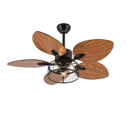 42" Matte Black Ceiling Fan with Light and Remote - view 13