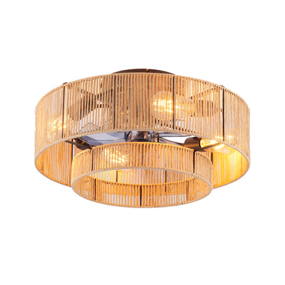 Caged Ceiling Fan Light