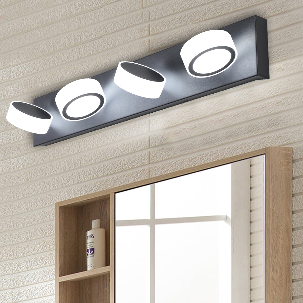 29" Modern 4-Light Black LED Vanity Light - view 7