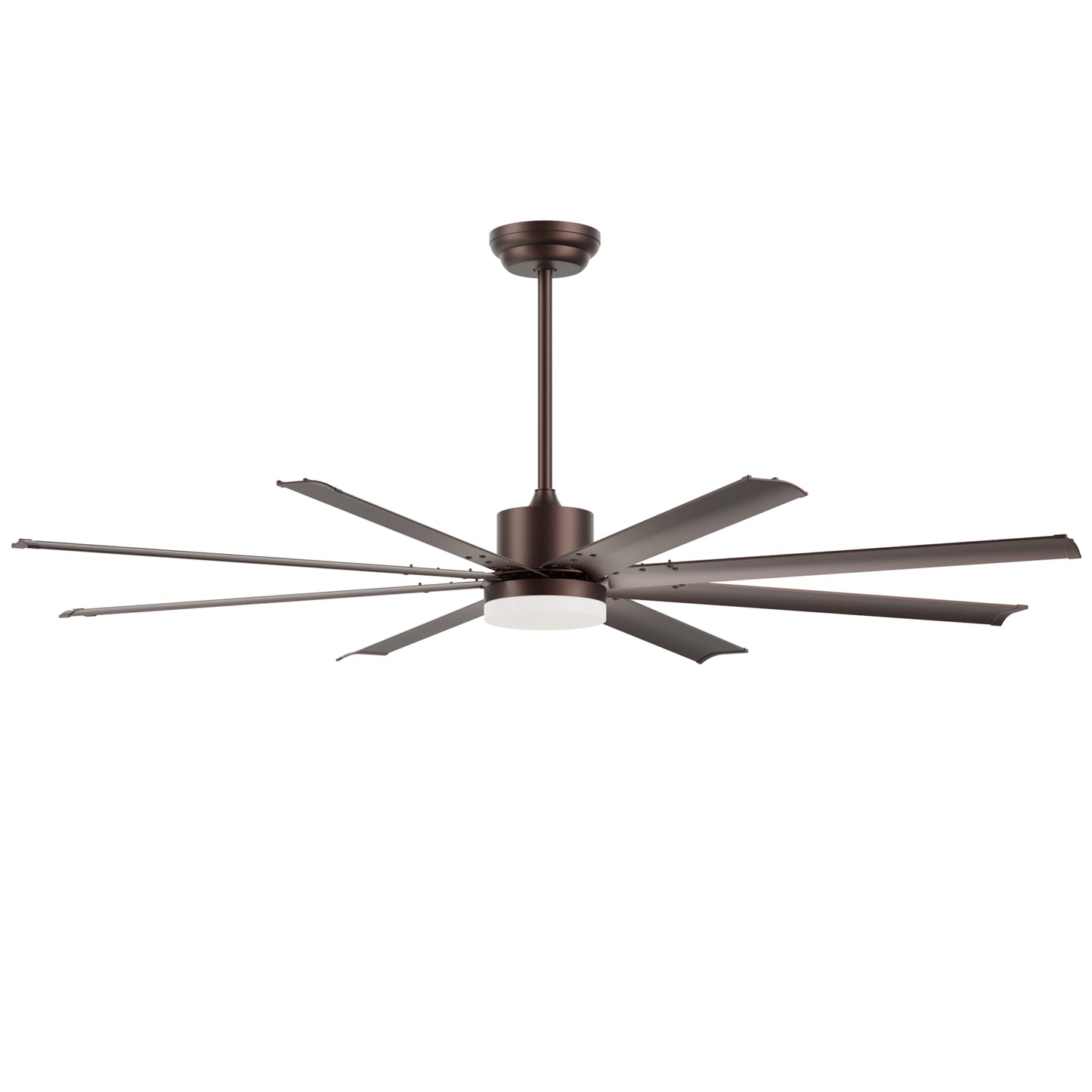 72" Industrial Coffee Ceiling Fan with Remote - view 15