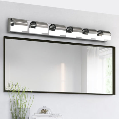6-Light Chrome LED Bathroom Vanity Light - view 2