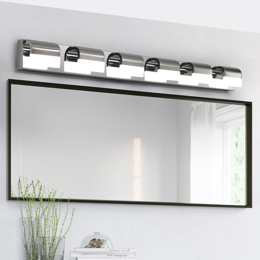 6-Light Chrome LED Bathroom Vanity Light - view 2