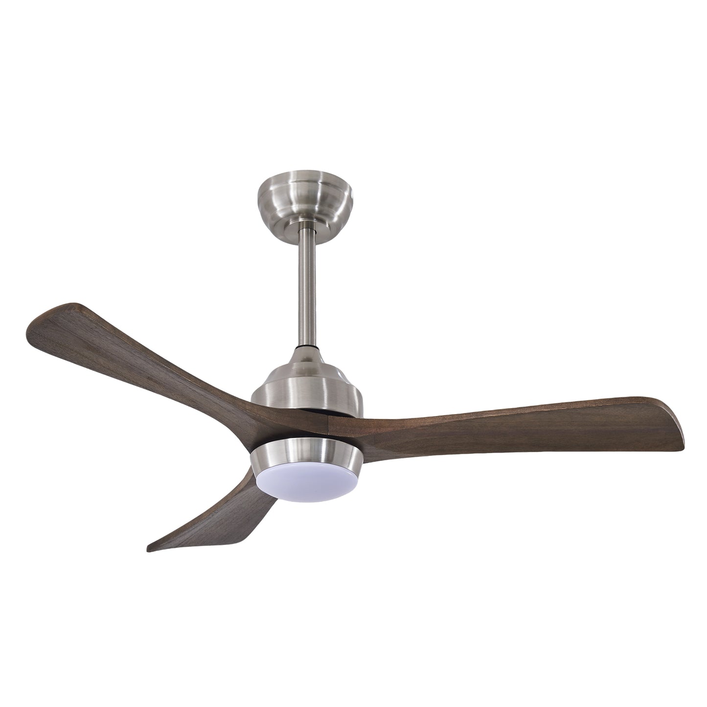 42" Nickel Solid Wood Ceiling Fan with Remote - view 18
