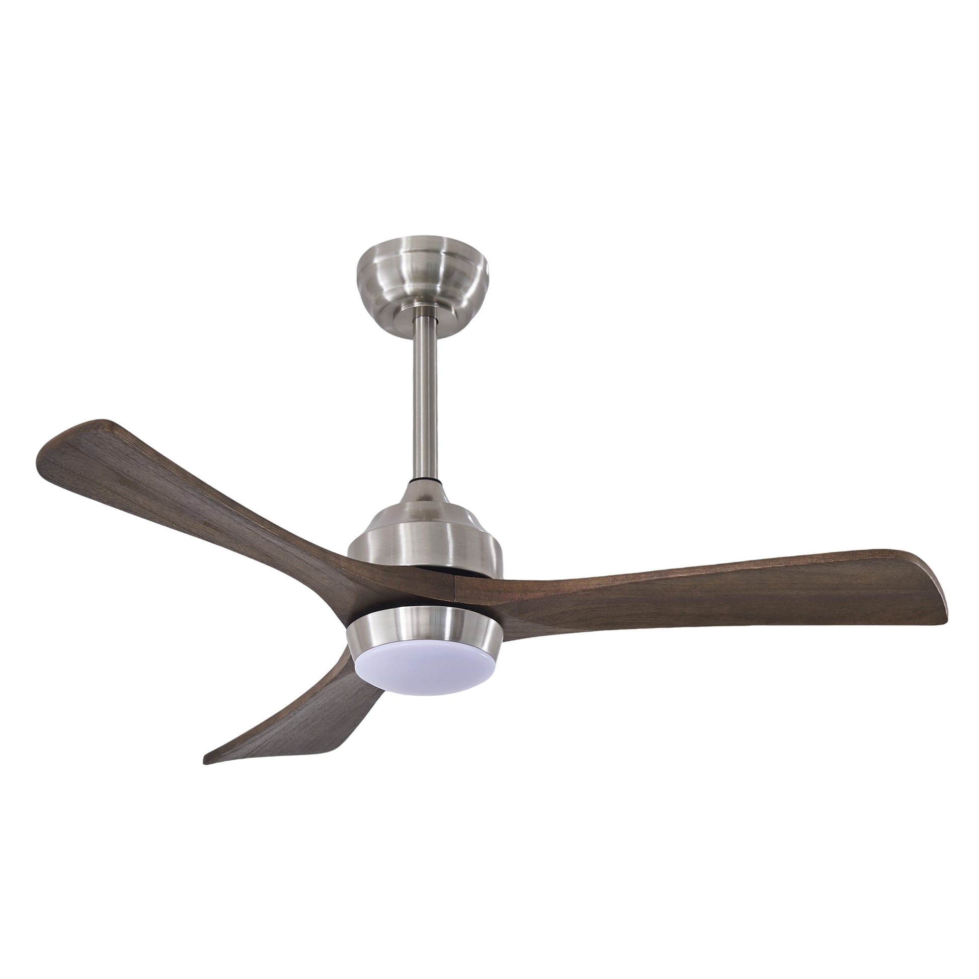 42" Nickel Solid Wood Ceiling Fan with Remote - view 18