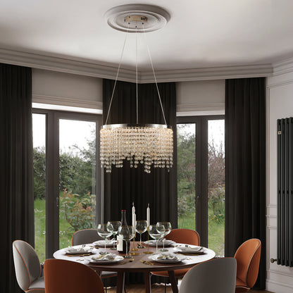 16" Luxury Chrome Crystal LED Chandelier - view 3