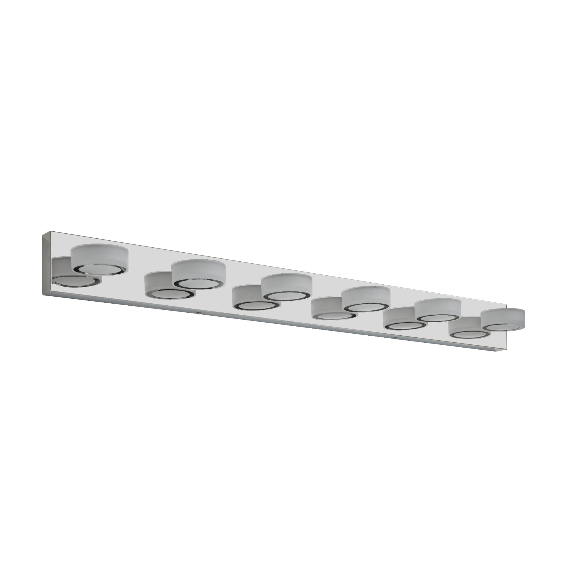 45" 6-Light Chrome LED Vanity Wall Light - view 9