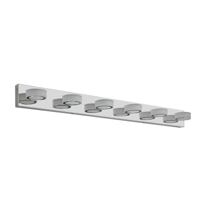 45" 6-Light Chrome LED Vanity Wall Light - view 9