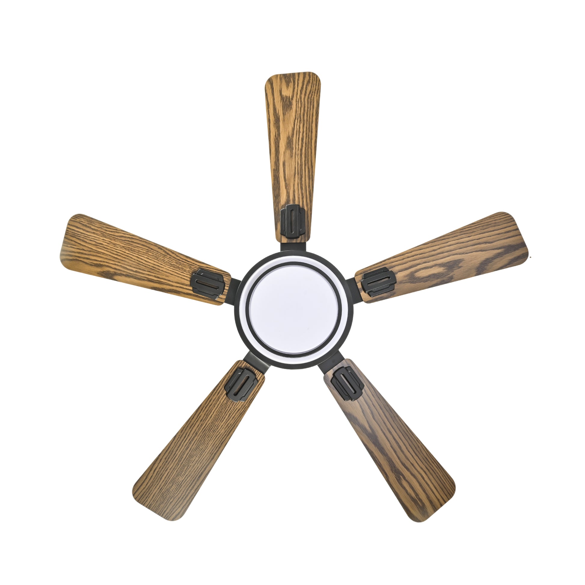42" Matte Black Ceiling Fan with Dimmable LED Light - view 16