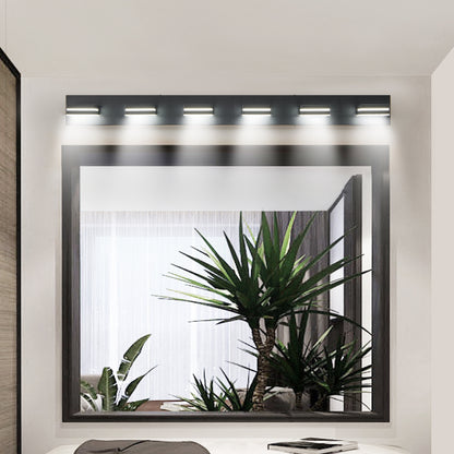 6-Light Black Minimalist LED Vanity Light - view 6