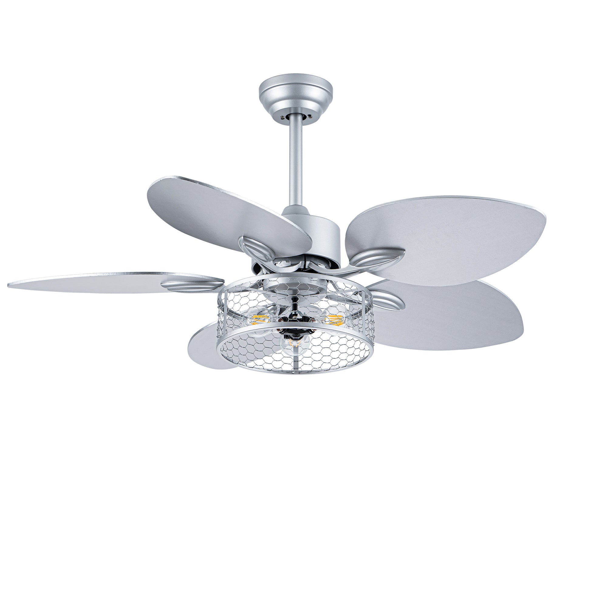 42" Silver Reversible Ceiling Fan with Remote - view 15