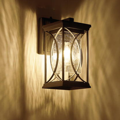 Oil Rubbed Bronze Dusk to Dawn Outdoor Wall Light