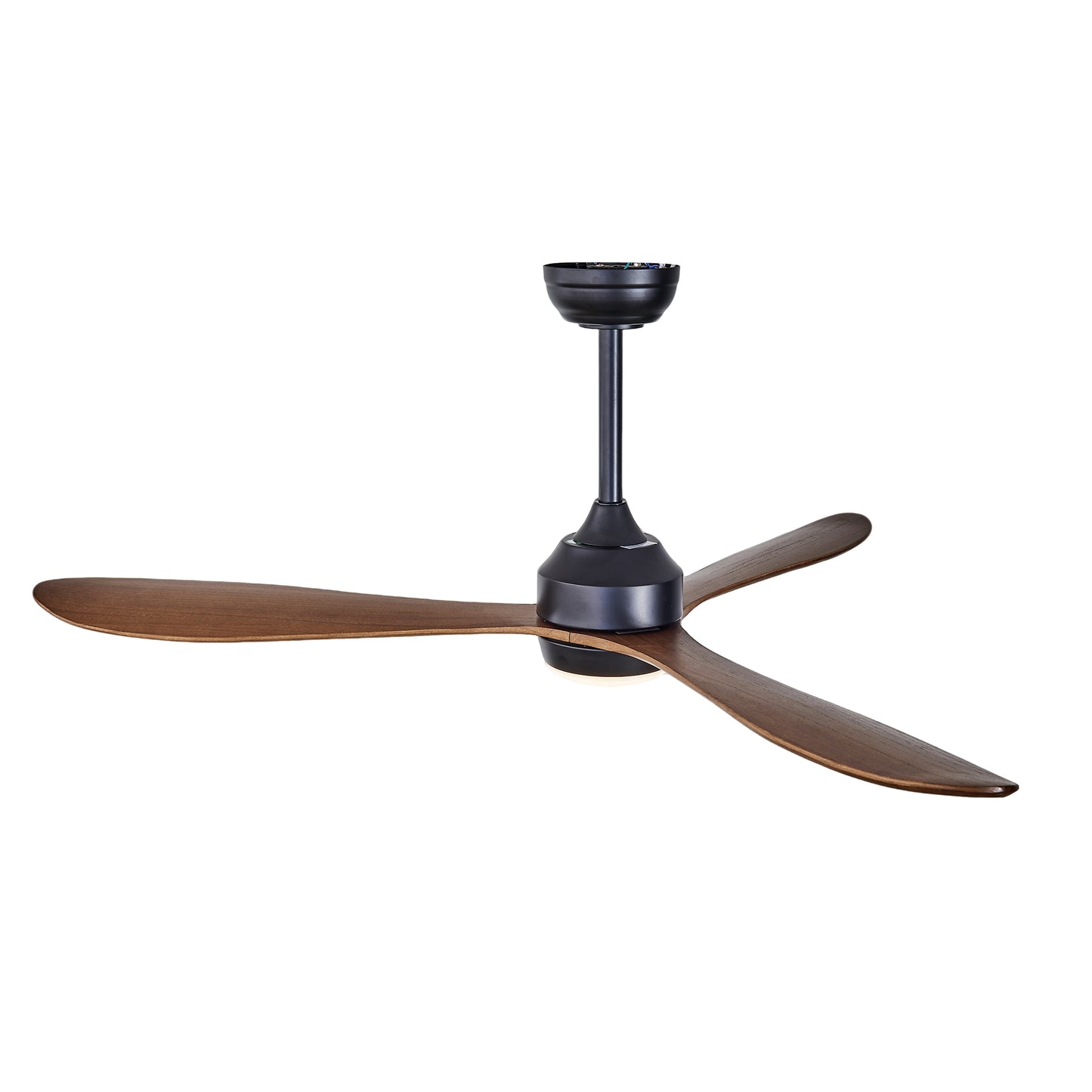 52" Black Reversible Ceiling Fan with Light - view 19