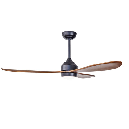 52" Black Reversible Ceiling Fan with Light - view 18