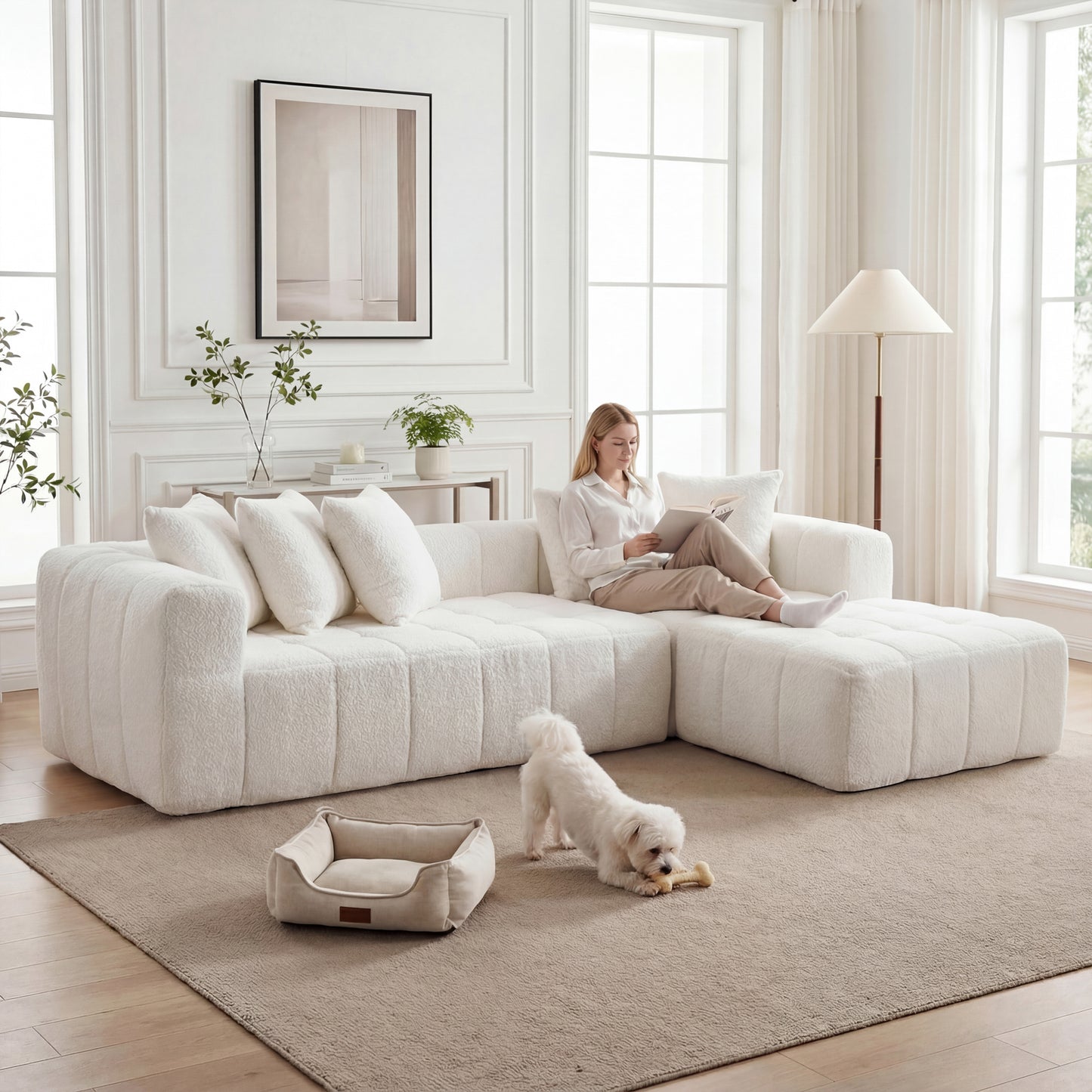 Upholstered Cloud Sectional