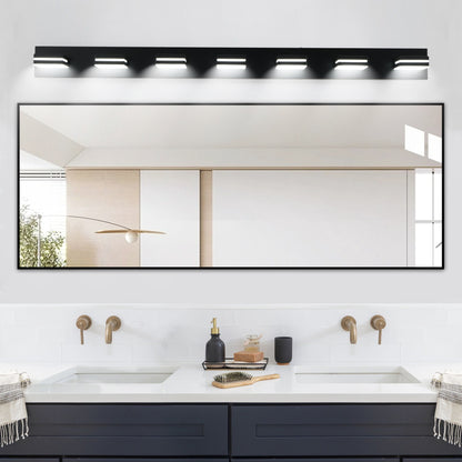 7-Light Black Minimalist LED Vanity Light - view 2