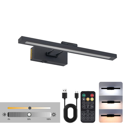 16" Black Battery Operated Picture Light with Remote - view 5