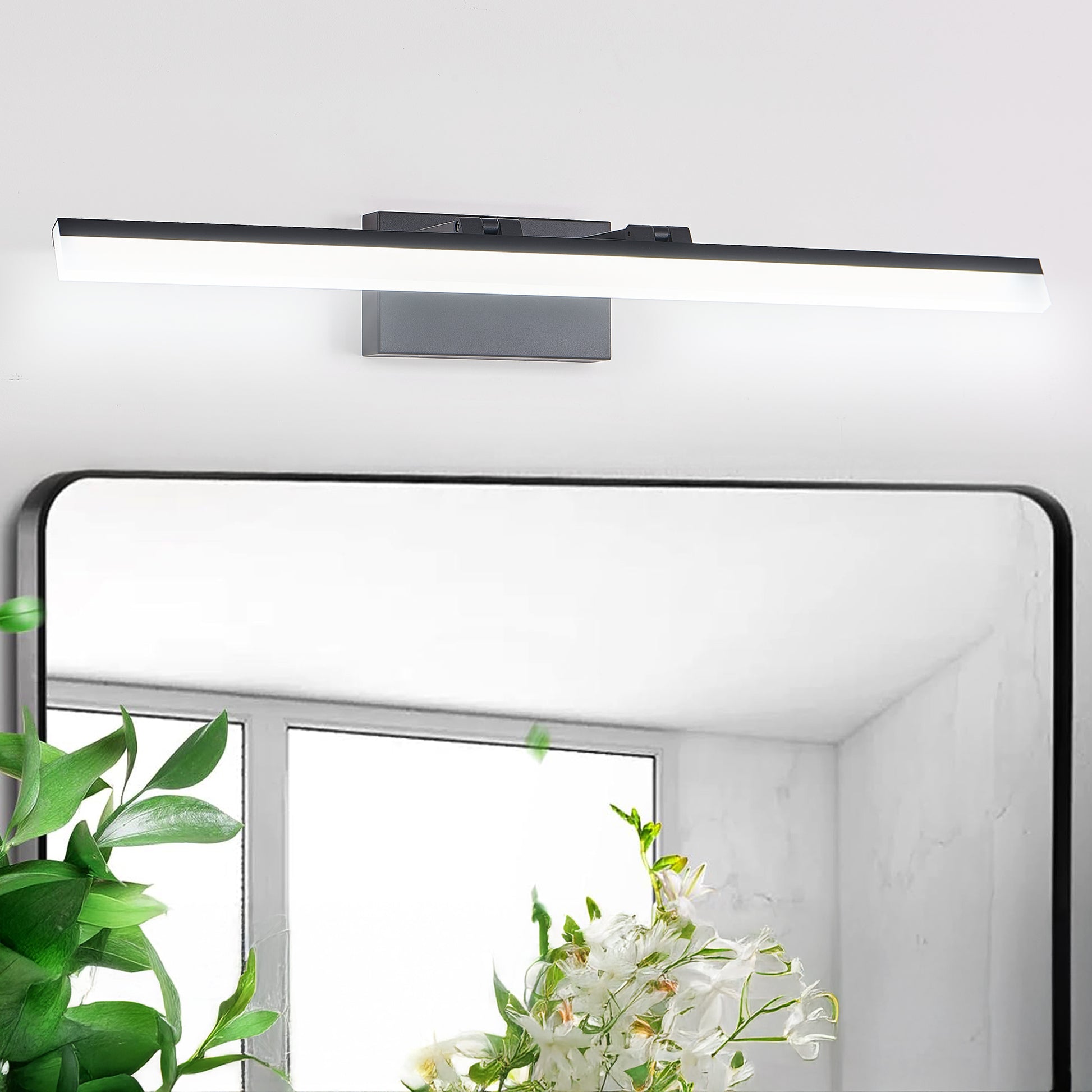 32" Black Metal LED Bathroom Vanity Light - view 4
