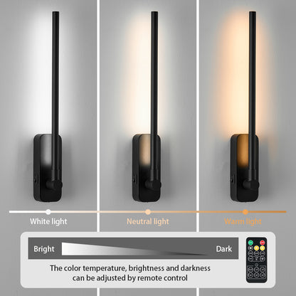 Black Rechargeable LED Picture Light with Remote - view 5