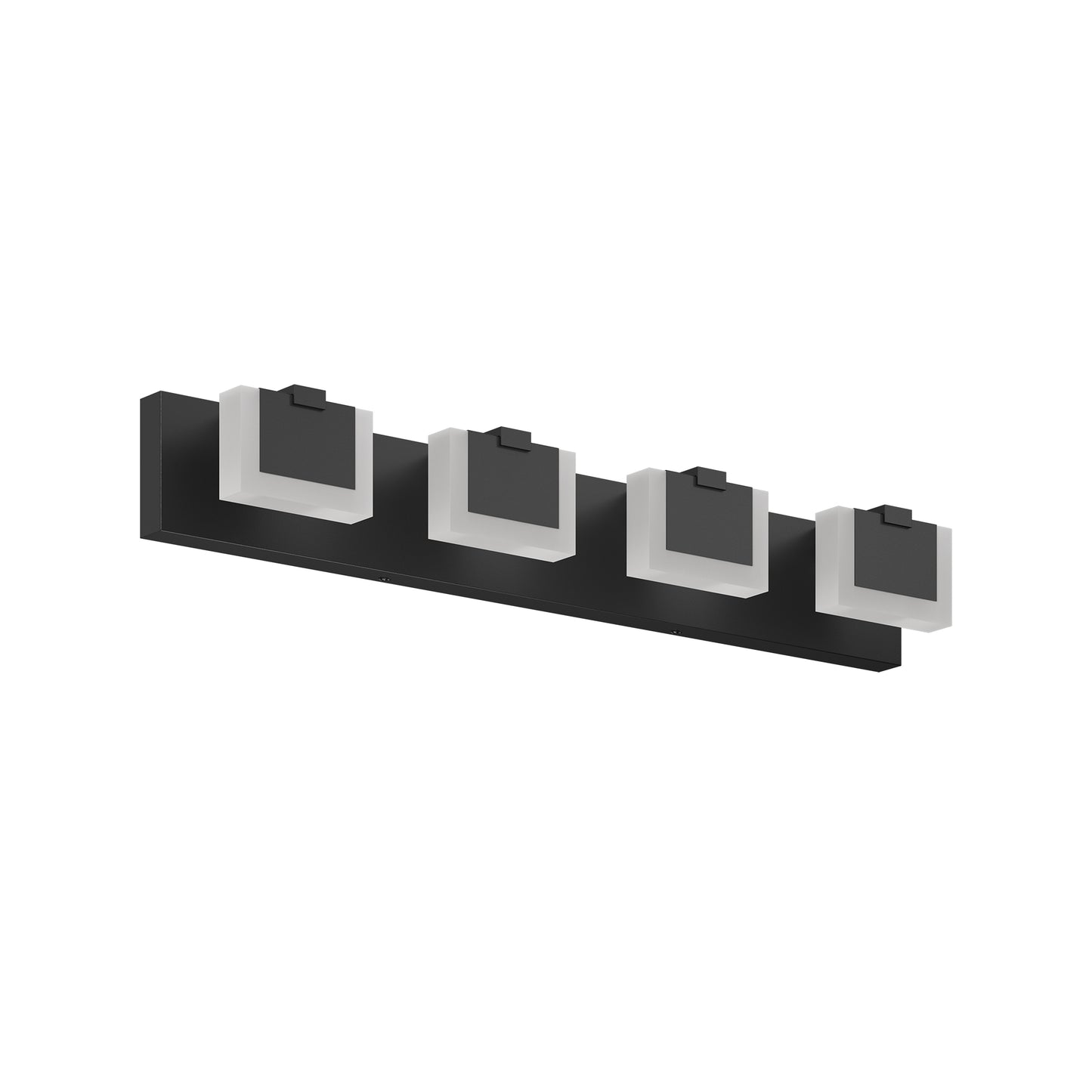 4-Light Black Up & Down LED Vanity Light - view 9