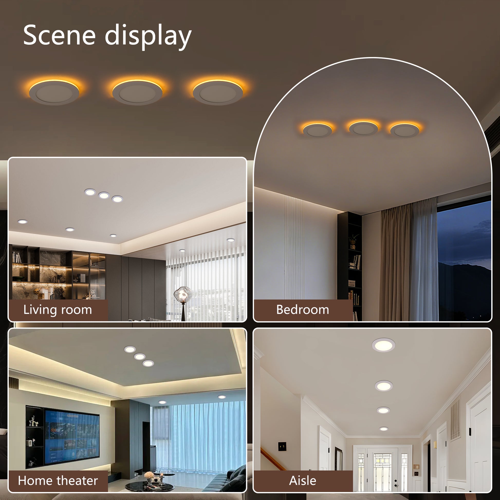 6" White Ultra-Thin LED Recessed Light, 6-Pack - view 8
