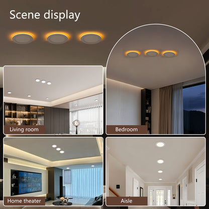 6" White Ultra-Thin LED Recessed Light, 6-Pack - view 8
