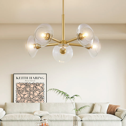 Gold Sputnik Chandelier