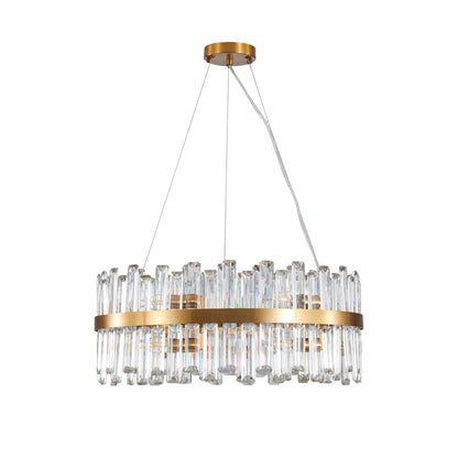 23.6" Modern Gold Crystal Chandelier - view 8