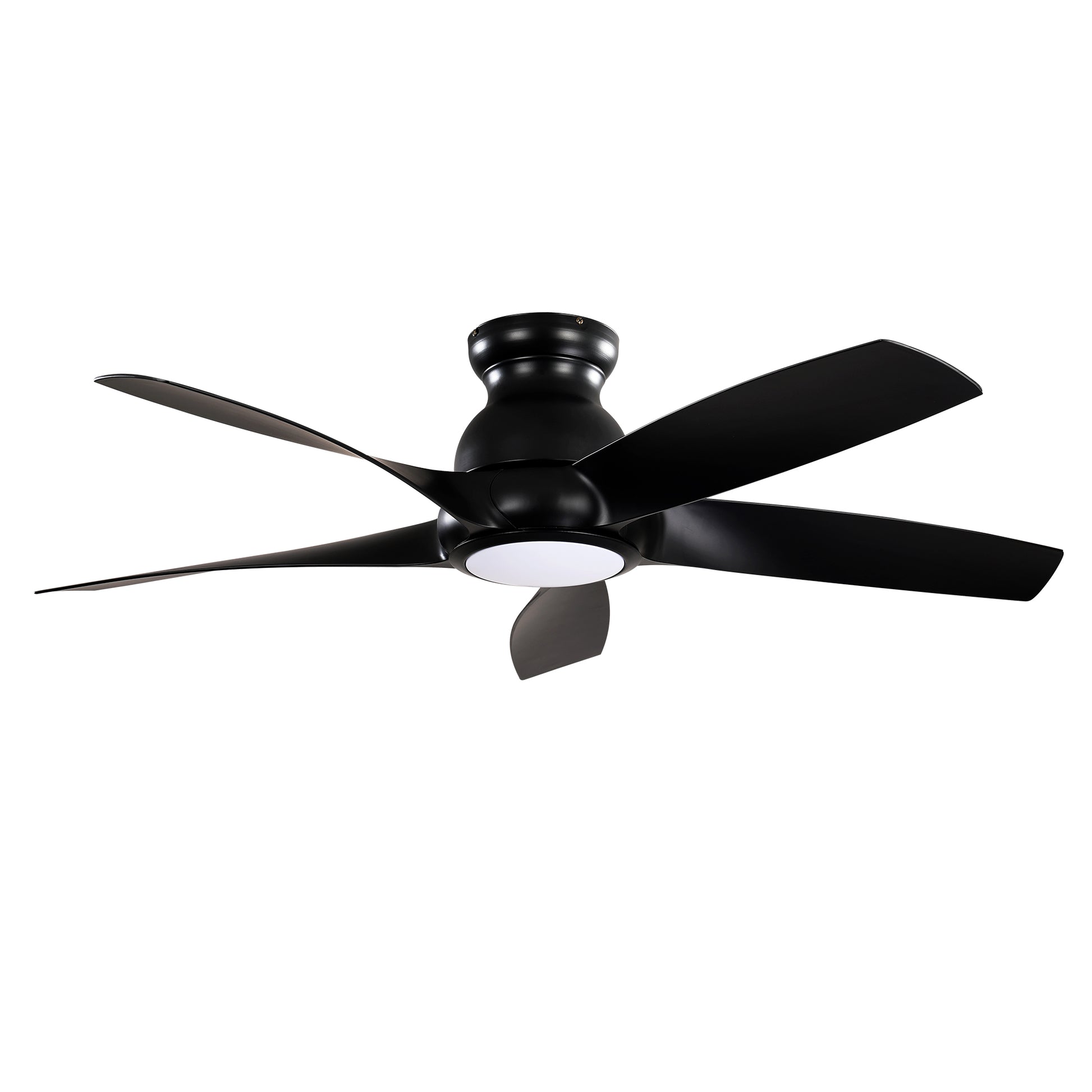 56" Matte Black 5-Blade Ceiling Fan with Remote - view 16