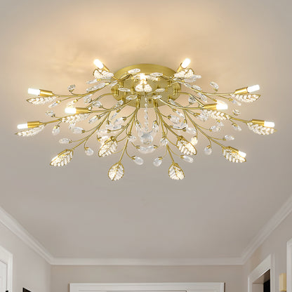 Gold Farmhouse Chandelier
