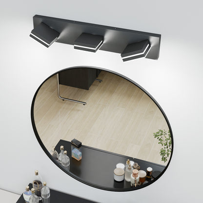3-Light Black Minimalist LED Vanity Light - view 3