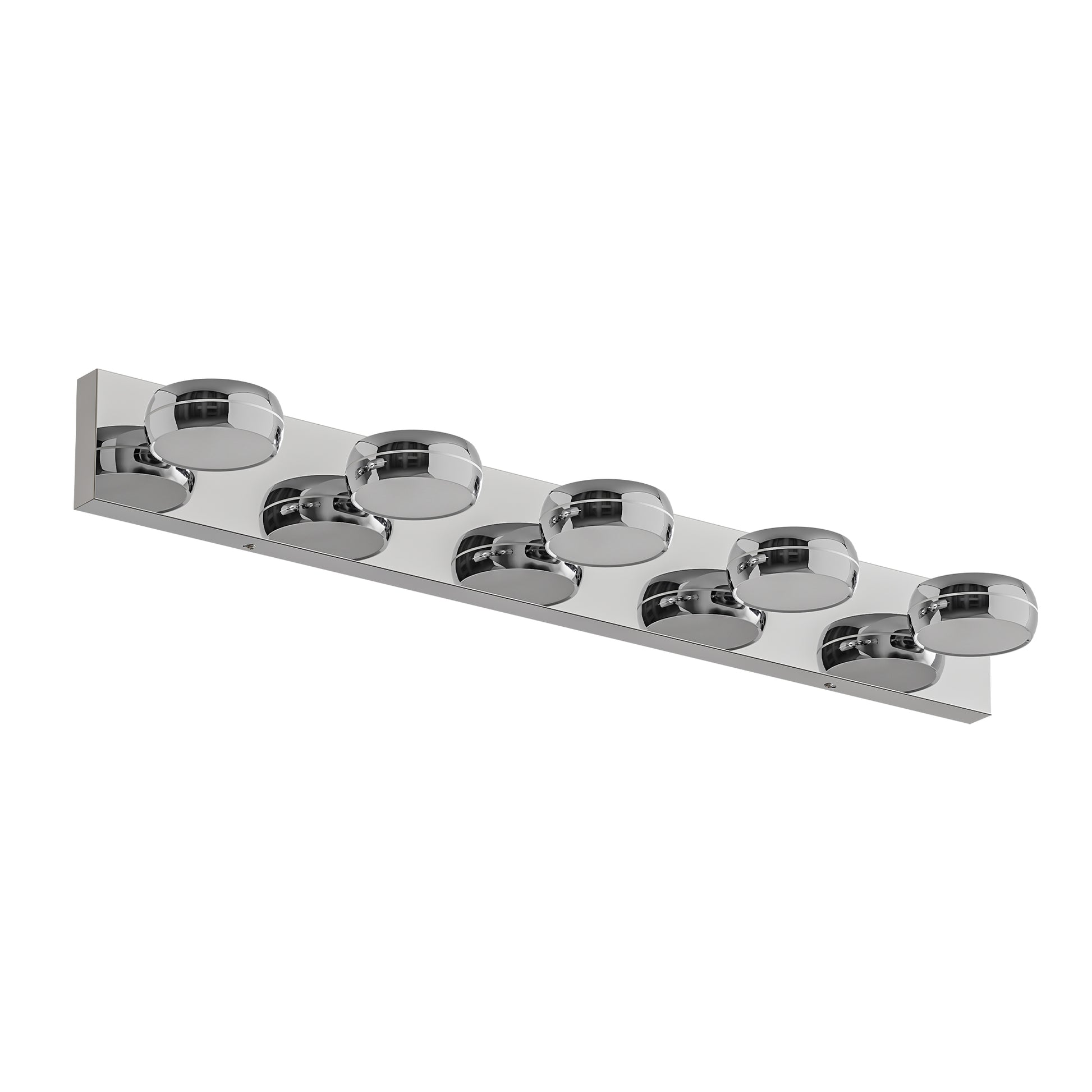 35" 5-Light Chrome LED Bathroom Vanity Light - view 9
