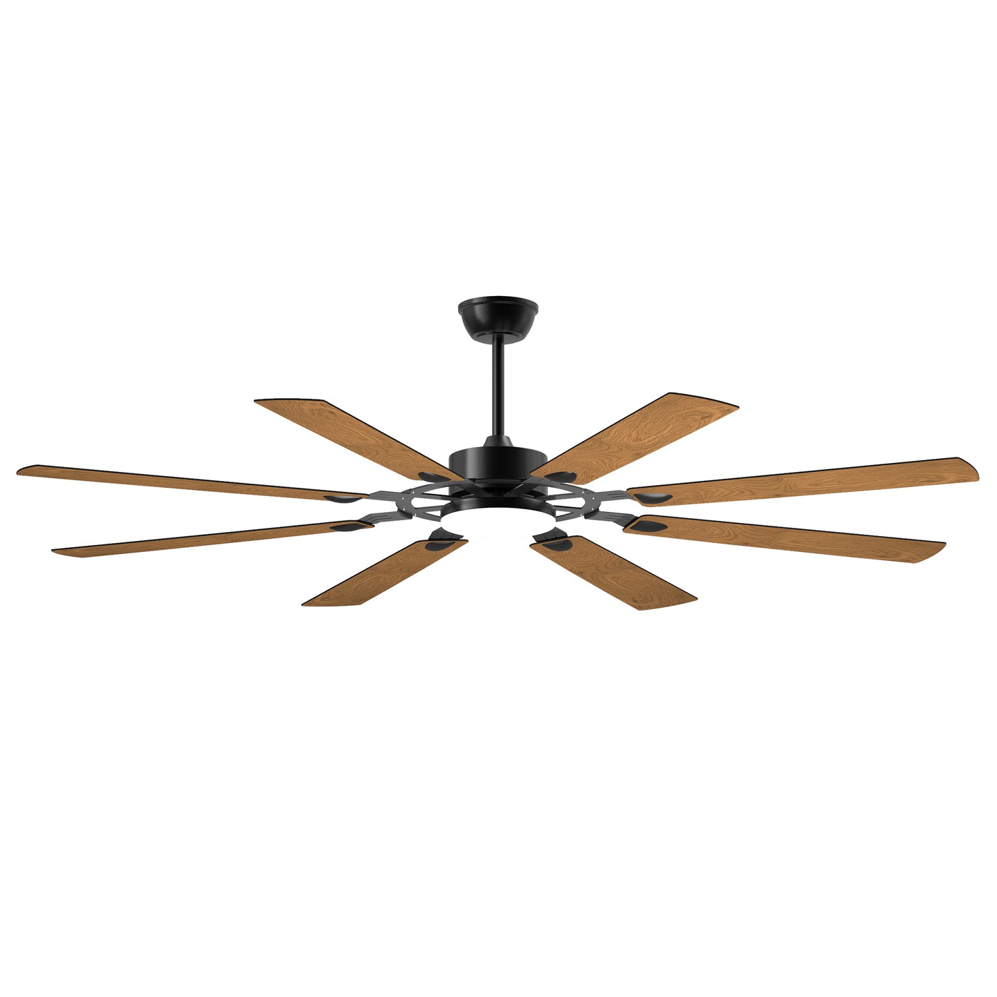 72" Black 8-Blade Indoor Outdoor Ceiling Fan - view 9