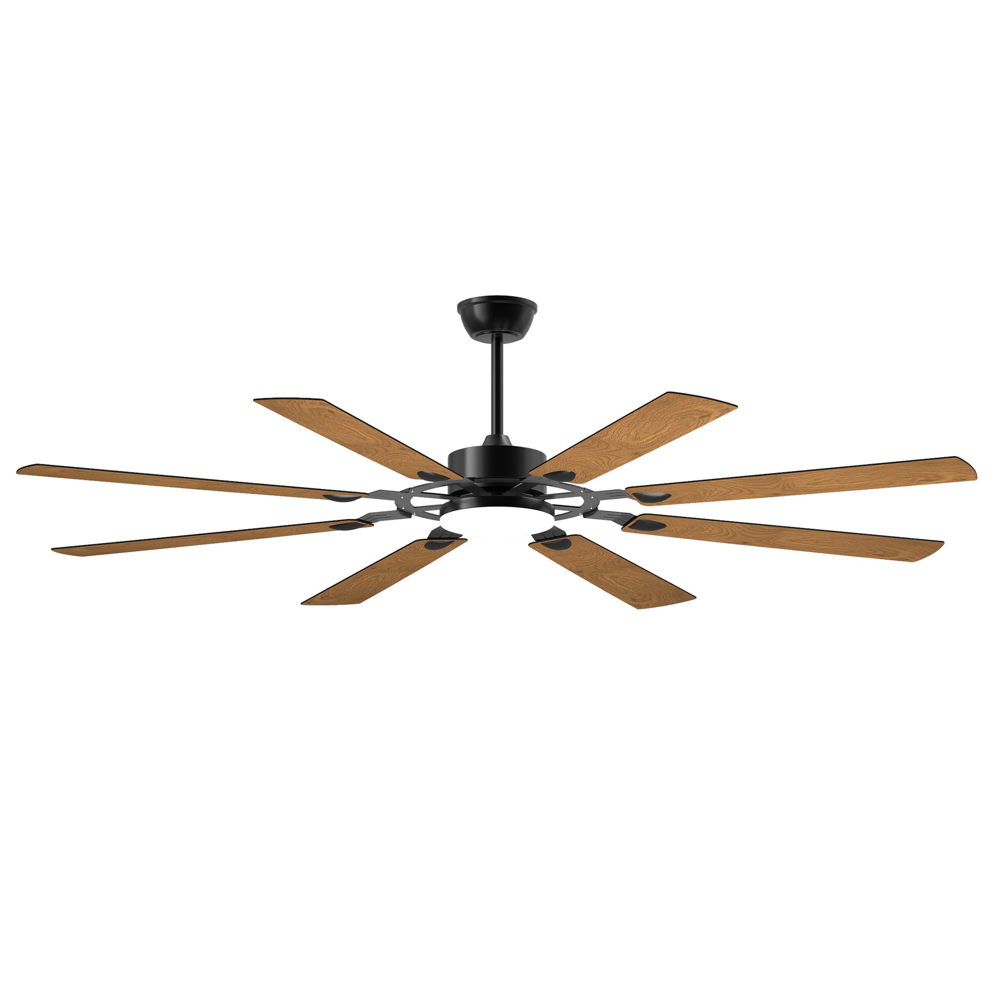 72" Black 8-Blade Indoor Outdoor Ceiling Fan - view 9