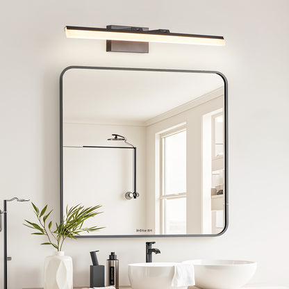 32" Black Metal LED Bathroom Vanity Light
