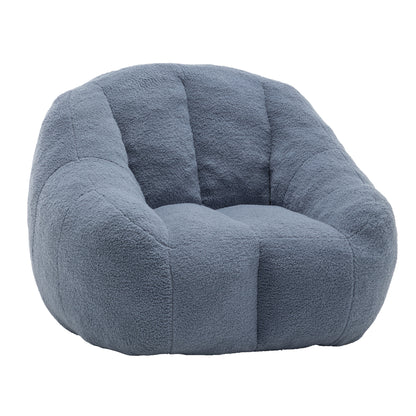 Memory Foam Bean Bag Chair – Light Blue