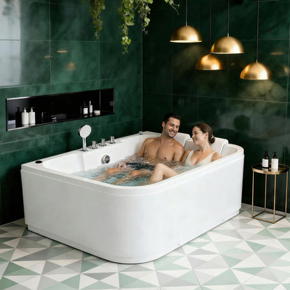 61 Inch Acrylic Whirlpool Bathtub