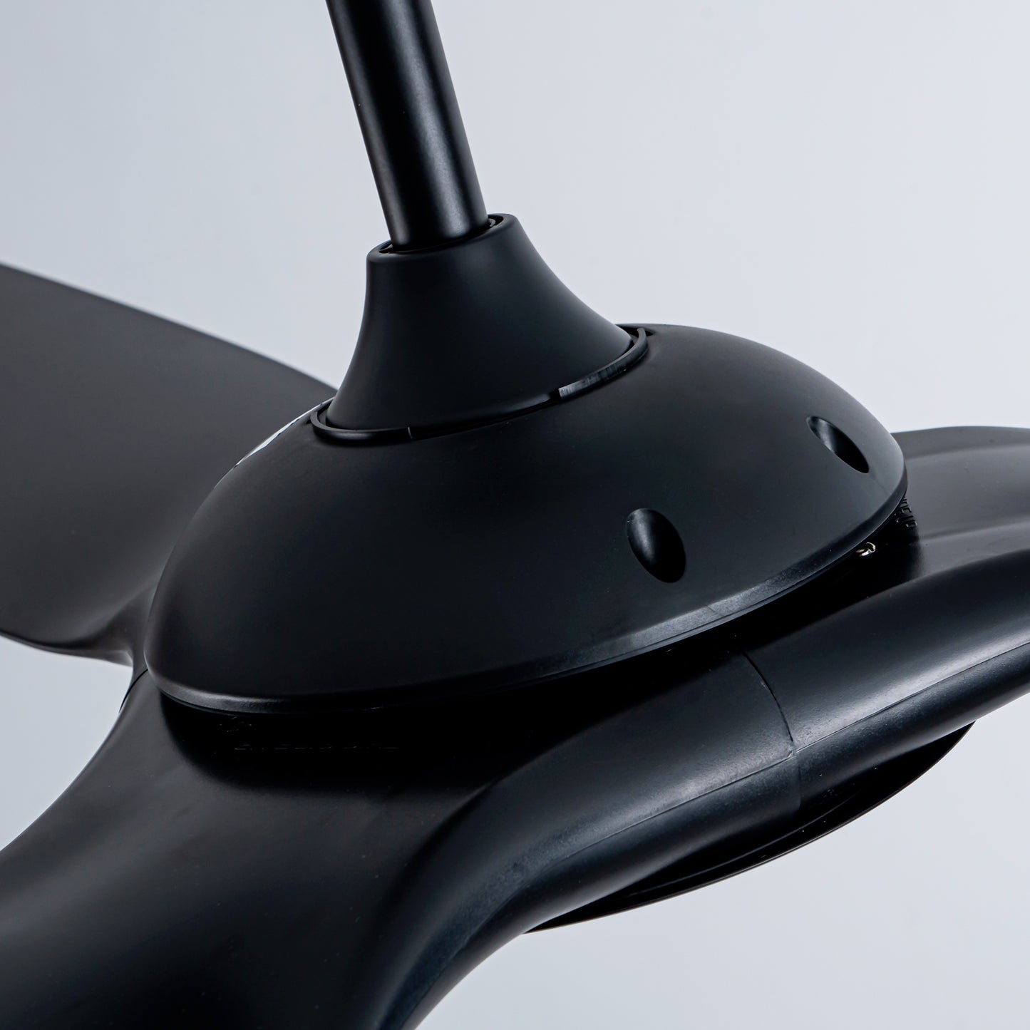 52" Matte Black Ceiling Fan with LED Light - view 15