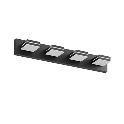 4-Light Black Minimalist LED Vanity Light - view 9