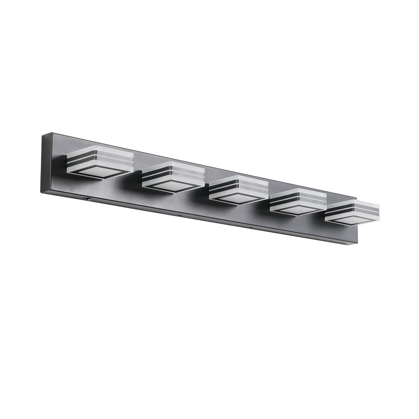 34" 5-Light Modern Black LED Vanity Light - view 10