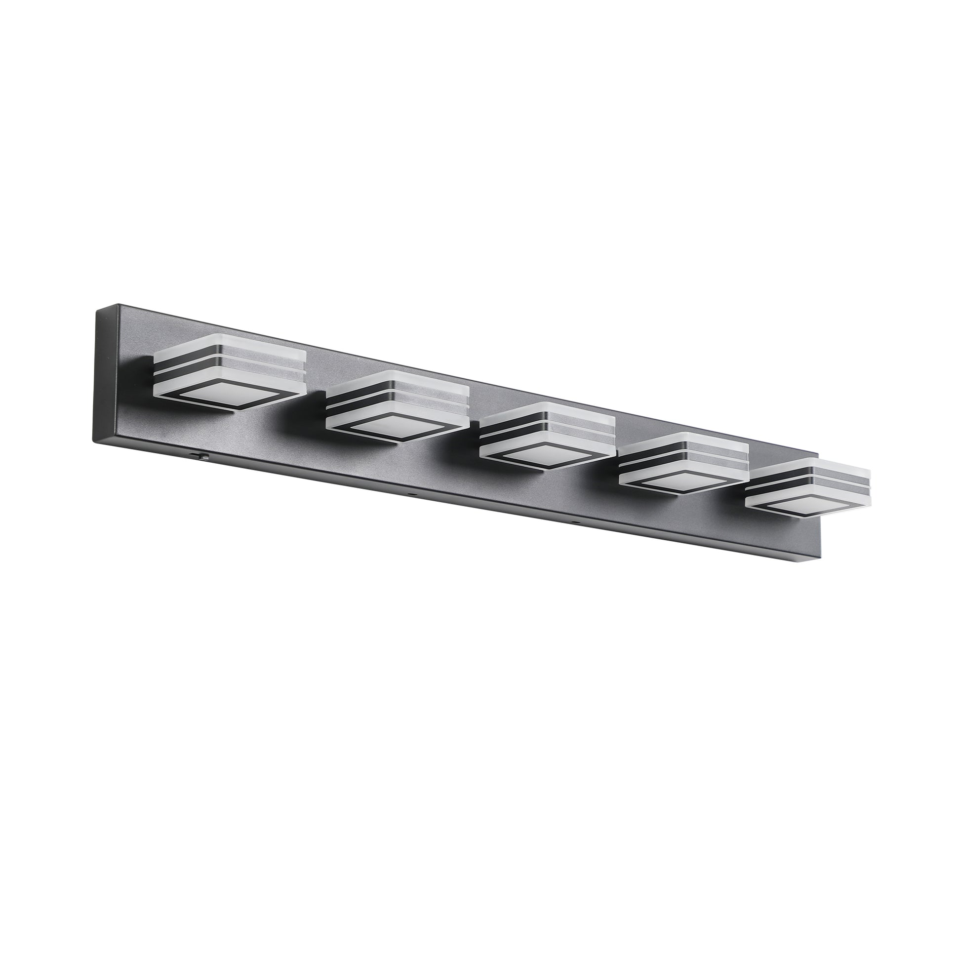 34" 5-Light Modern Black LED Vanity Light - view 10