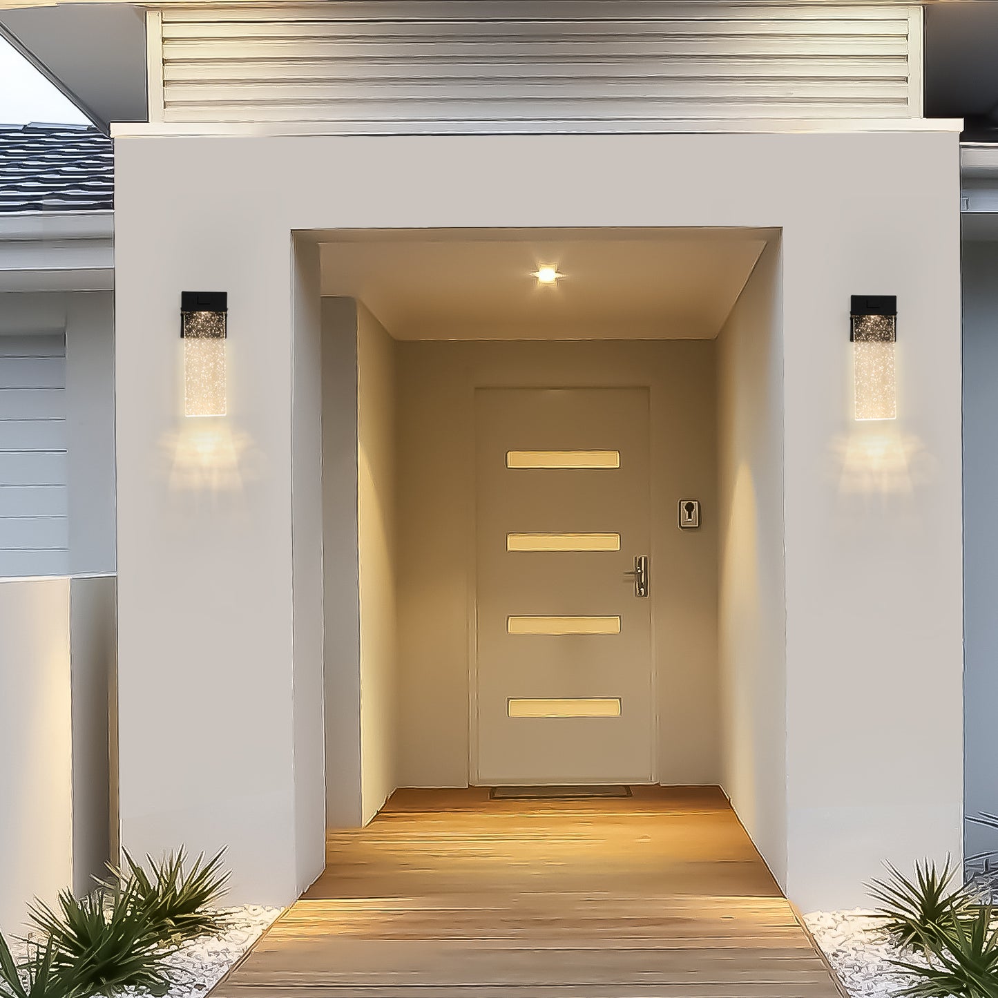 Crystal Outdoor Wall Light