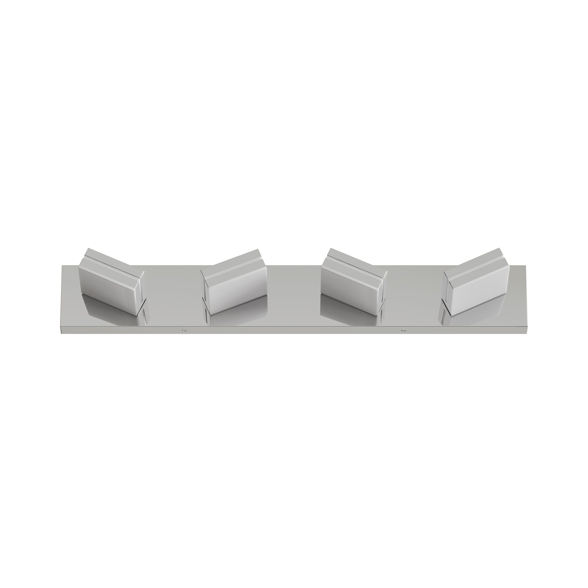 4-Light Modern Chrome LED Vanity Wall Light - view 10