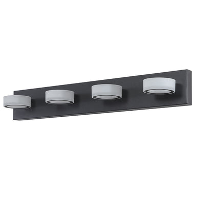 29" Modern 4-Light Black LED Vanity Light - view 12