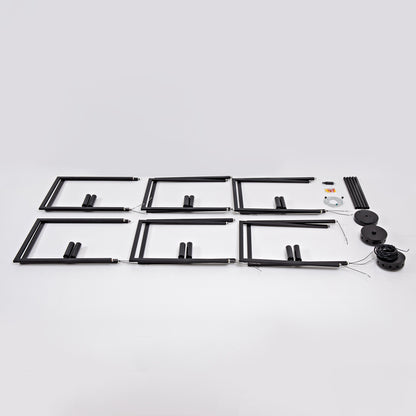 12-Light Matte Black Tiered Lantern Farmhouse Chandelier - view 10