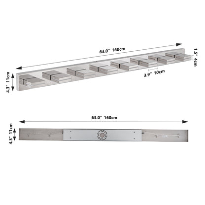 8-Light Chrome LED Bathroom Vanity Light - view 10