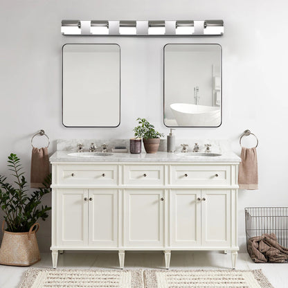 6-Light Chrome LED Bathroom Vanity Light - view 5