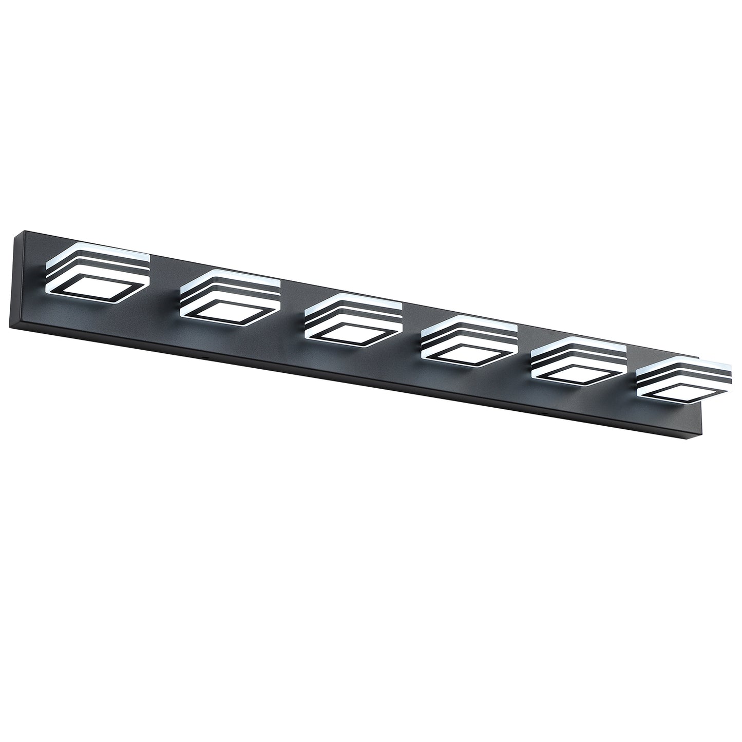 39" 6-Light Black Acrylic LED Vanity Light - view 11