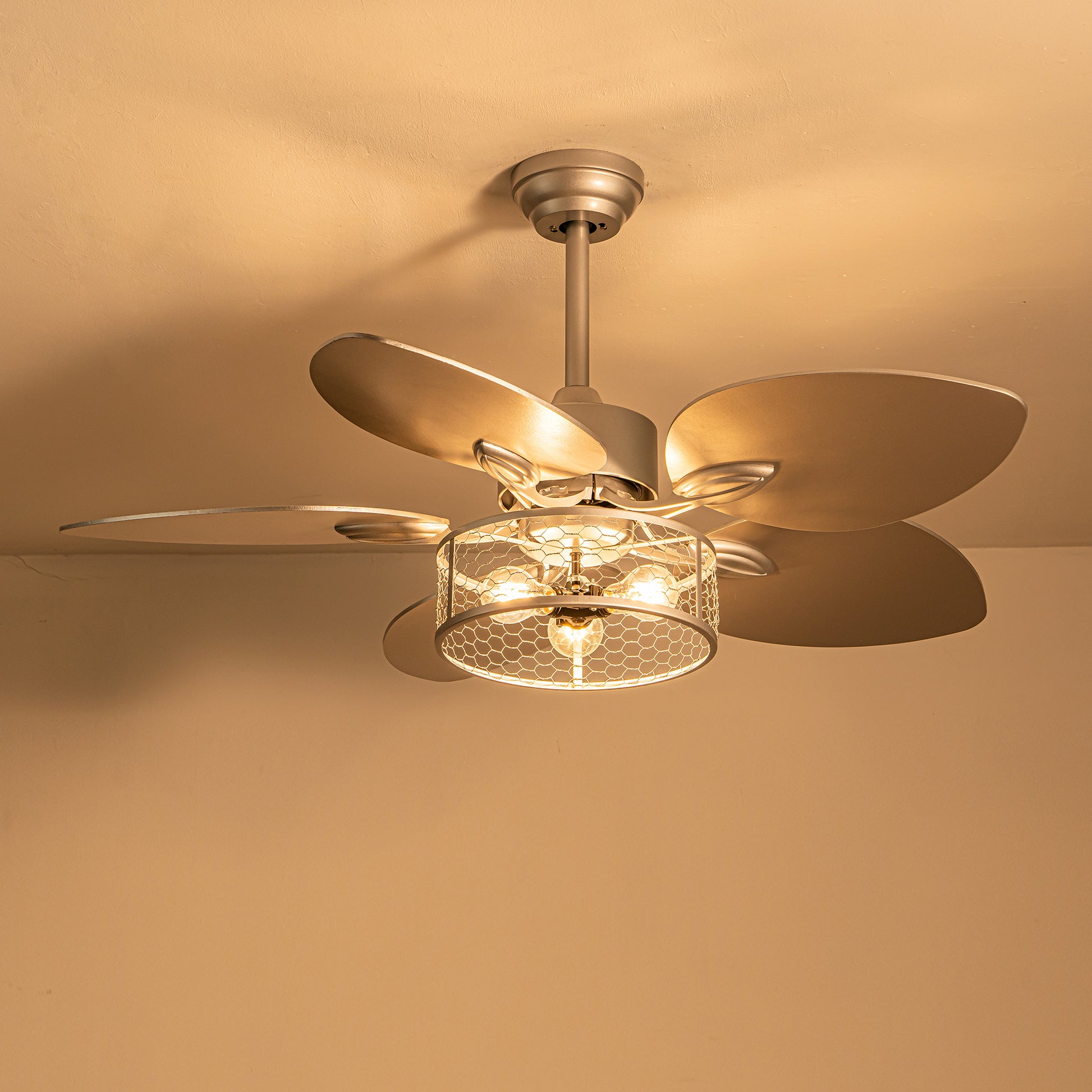 42" Silver Reversible Ceiling Fan with Remote - view 13