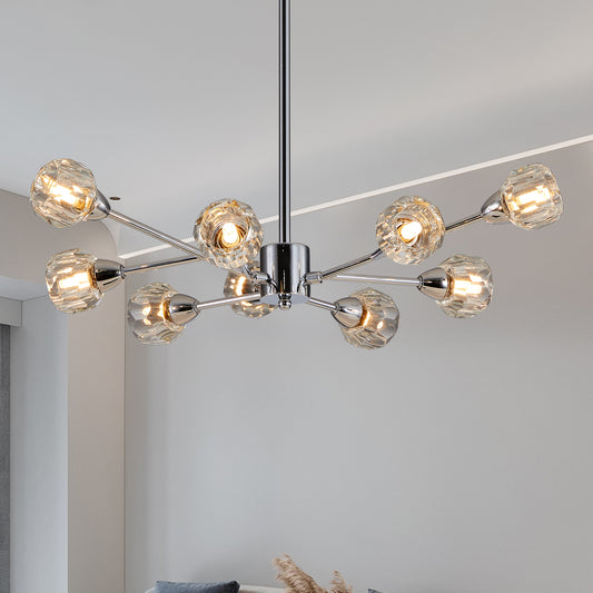 Chrome Crystal Chandelier