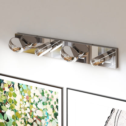 28" 4-Light Modern Chrome LED Vanity Light - view 3